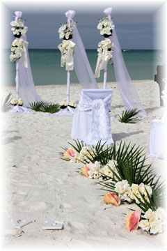 Seaside wedding in Florida