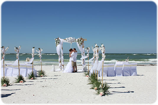 Beach Wedding in Sarasota Florida