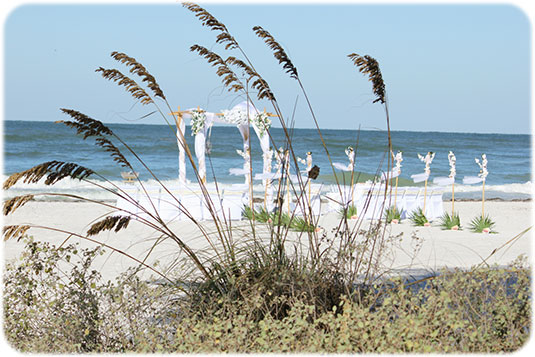 Seaside wedding in Florida