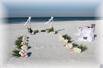Seaside wedding in Sarasota Florida