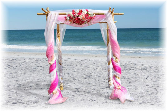 Beach Wedding on Anna Maria Island Florida
